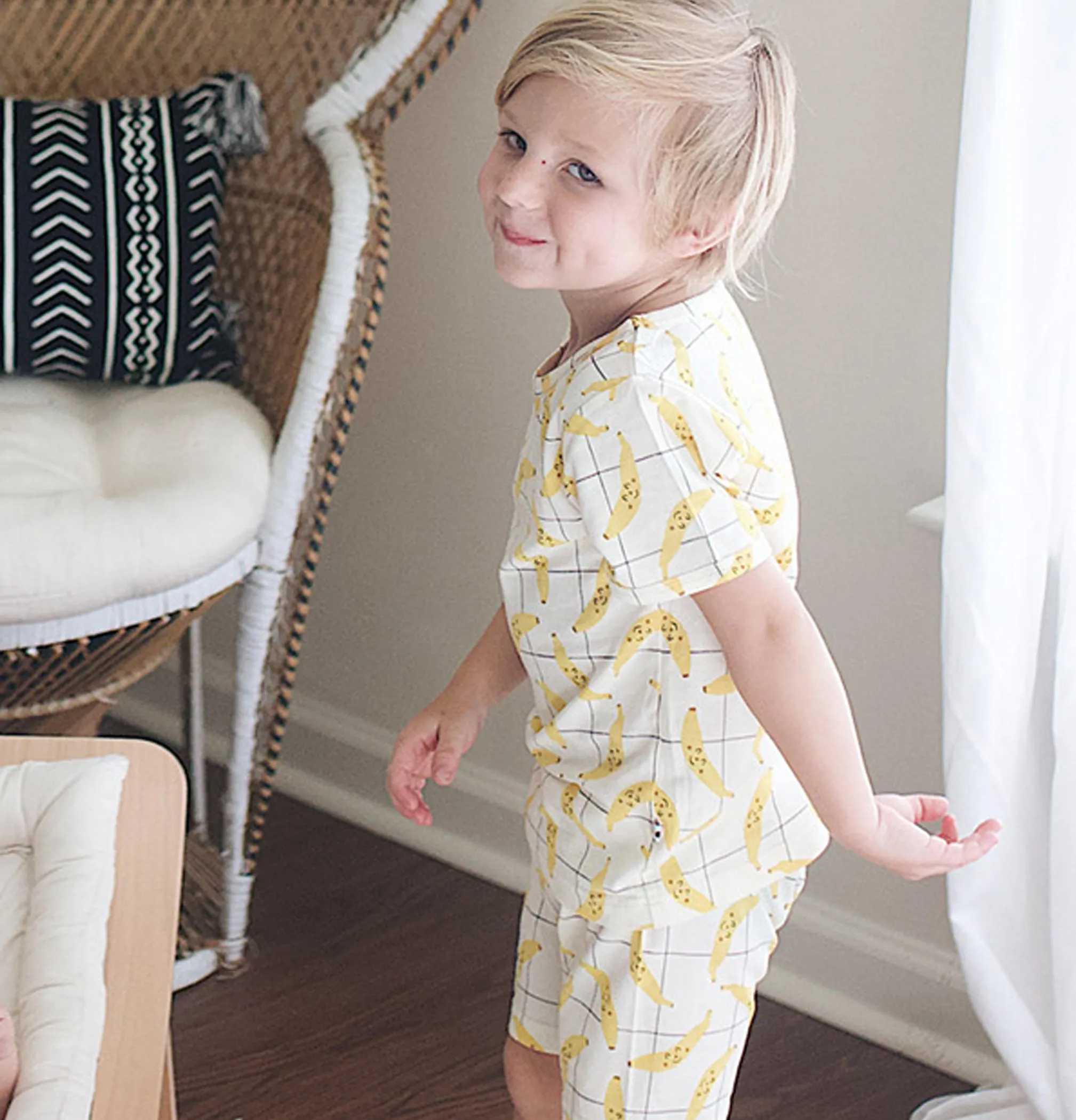 Baby Unisex Short Sleeve Pajamas Sets