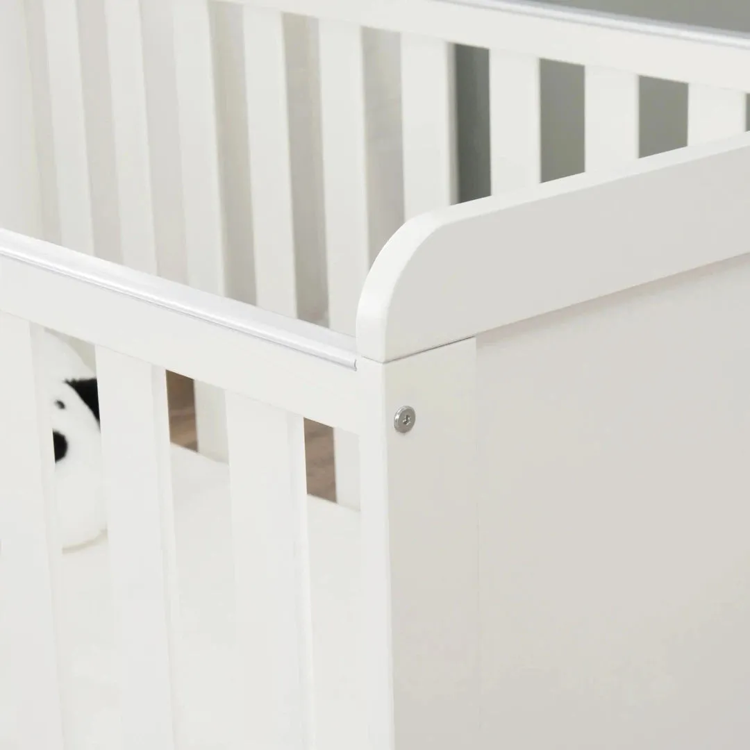 Babymore Caro Urban Cot Bed – White