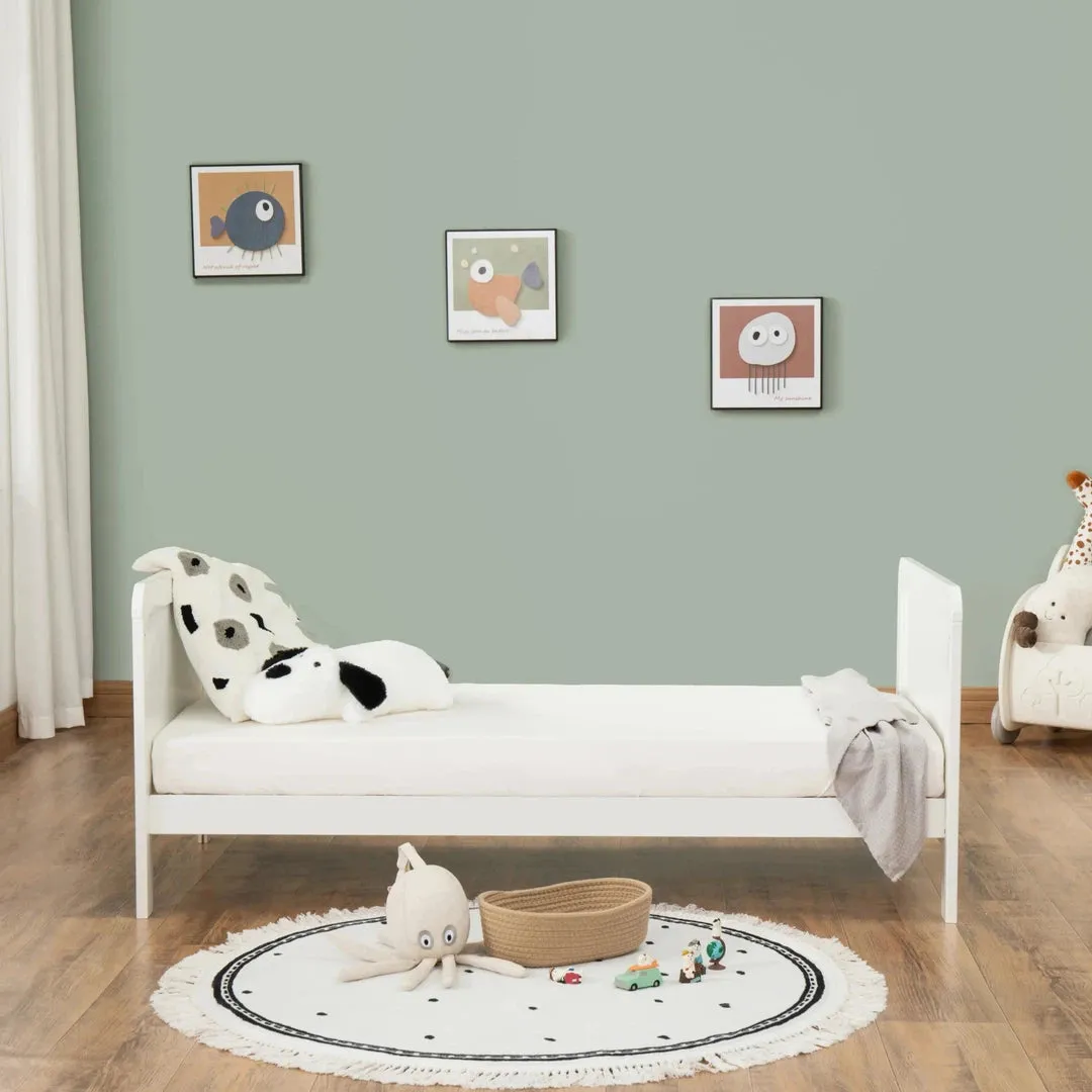 Babymore Caro Urban Cot Bed – White