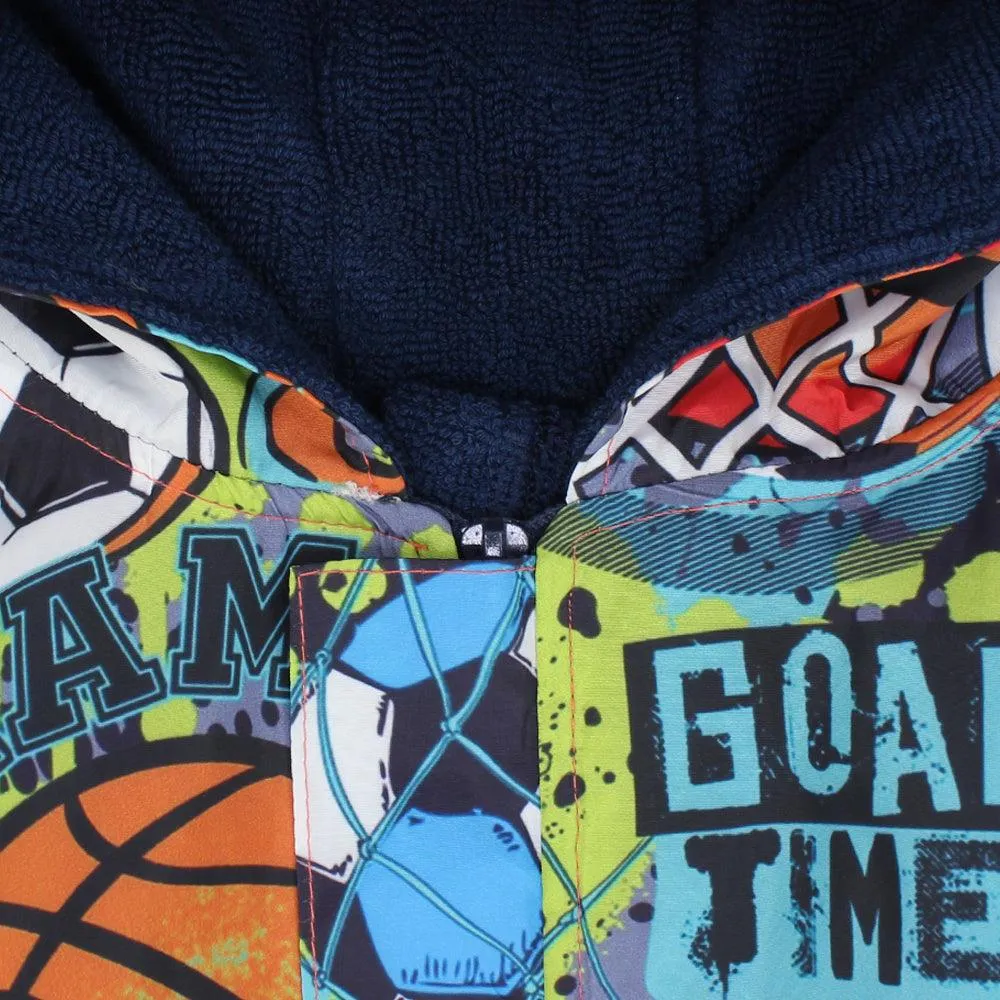 Ball Games Swim Robe
