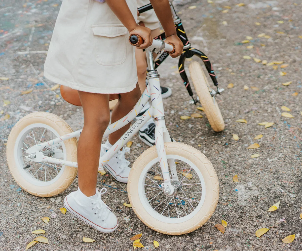Banwood X Marest First Go Balance Bike - Allegra White