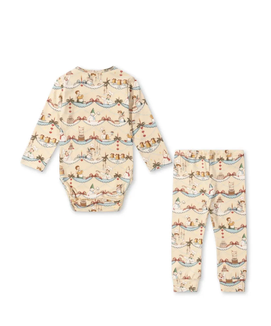basic body/pants set gots - sugar pie