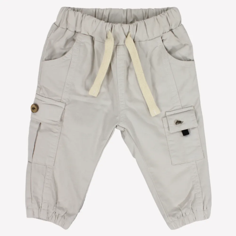 Beige Cargo Pants