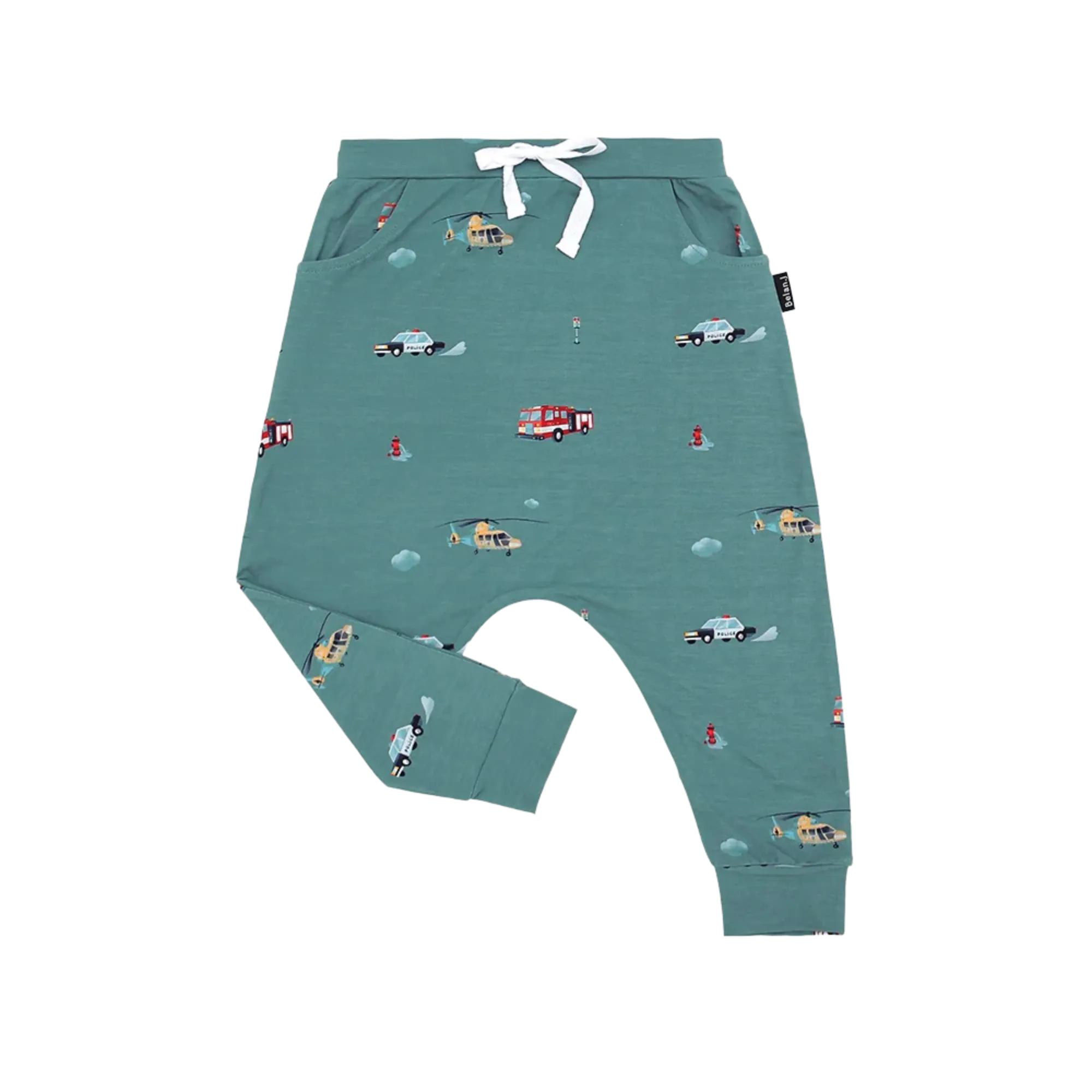 BELAN J Harem Pants 6-12m - Emergency Vehicles