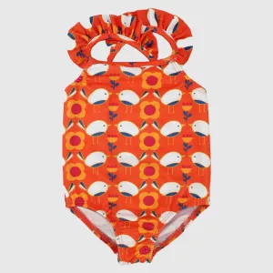 Birdy Orange Swim Suit