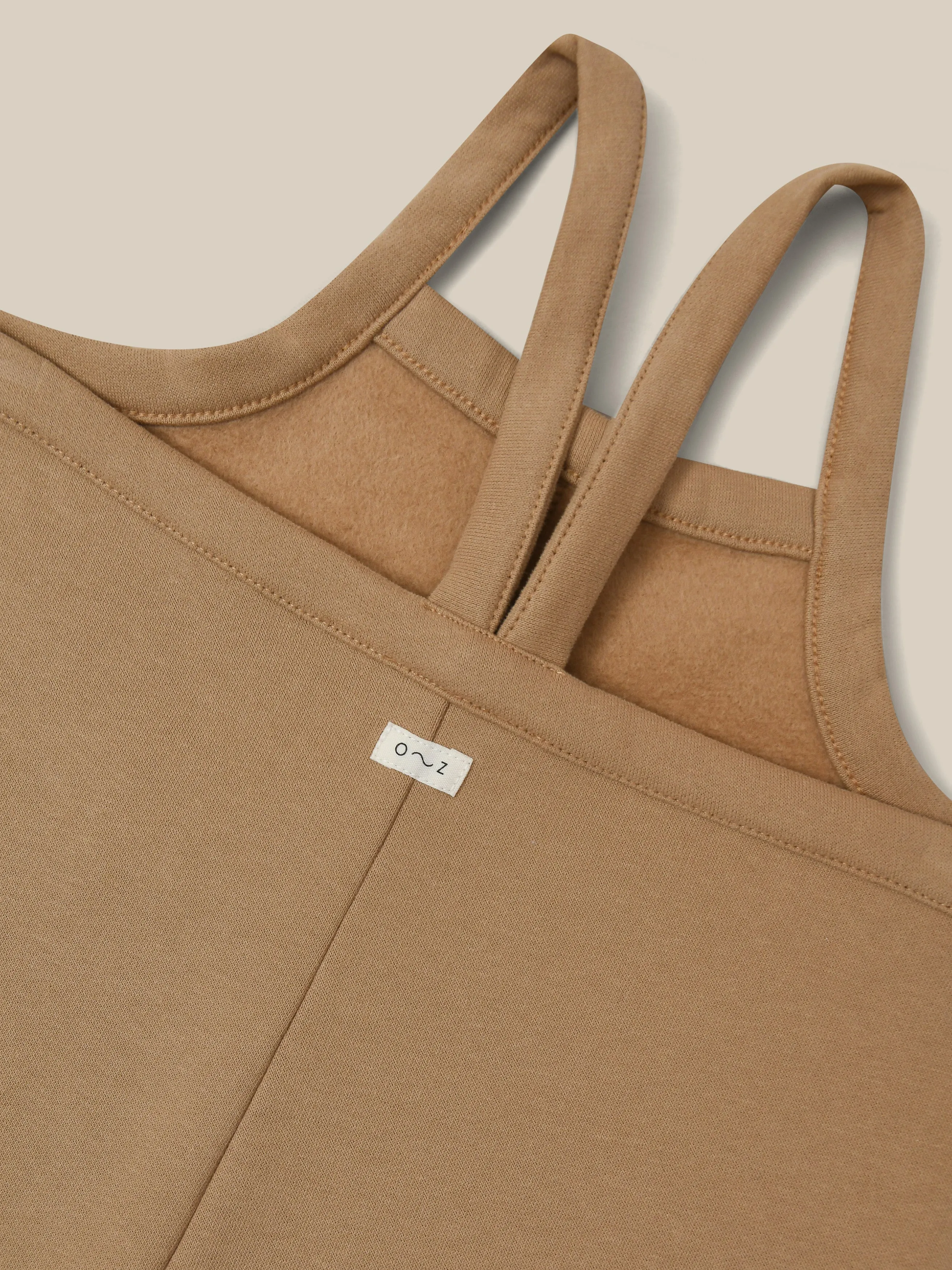 Biscuit Oversized Dungarees
