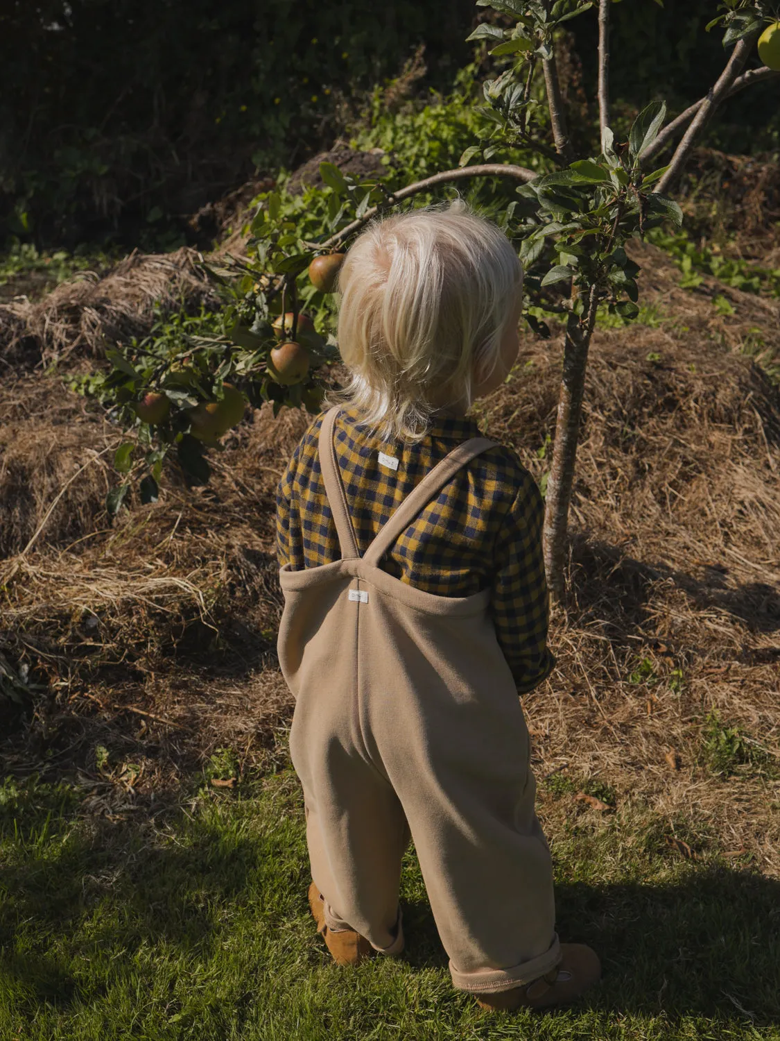 Biscuit Oversized Dungarees