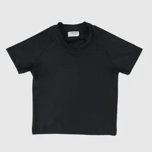 Black Short-Sleeved Rash Guard