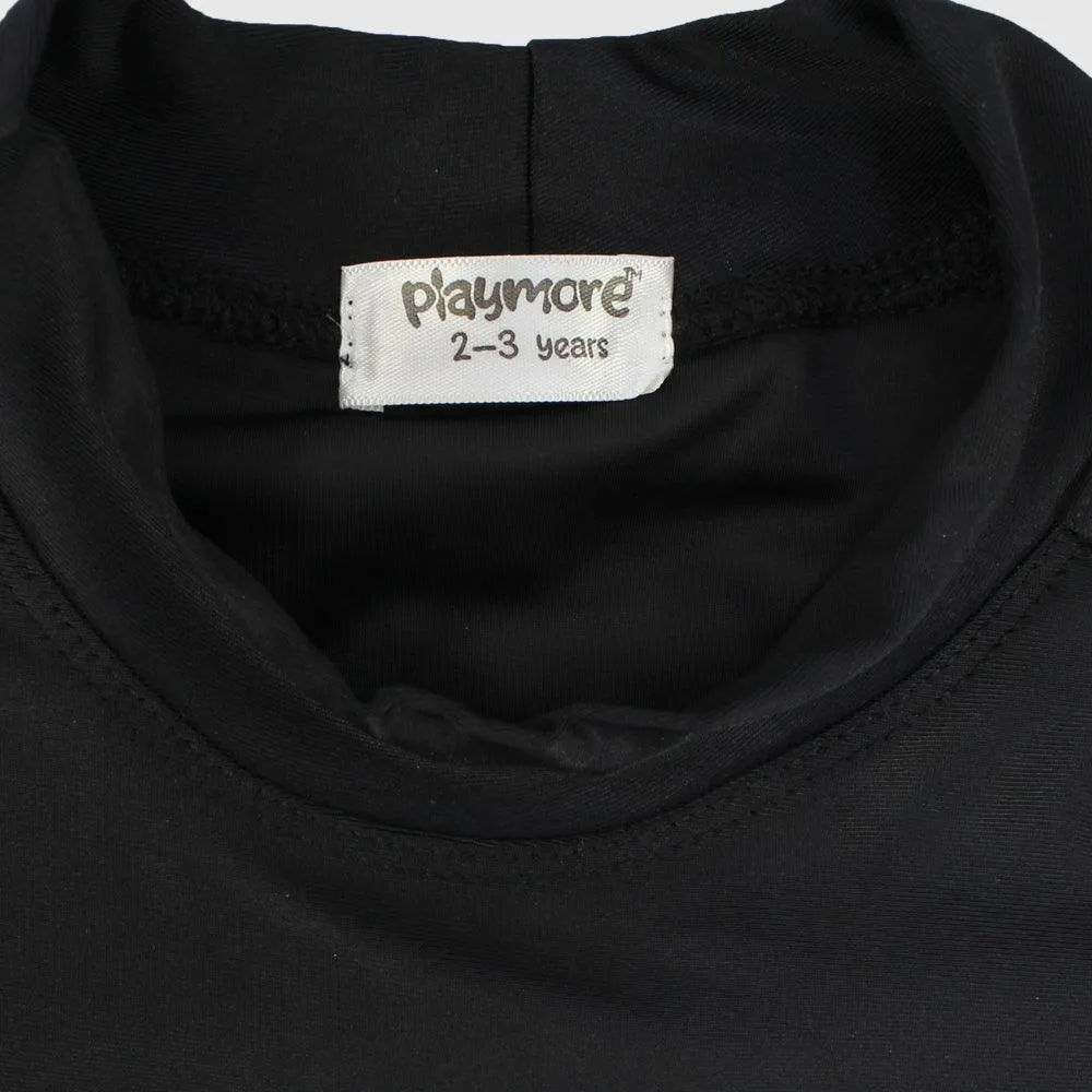 Black Short-Sleeved Rash Guard