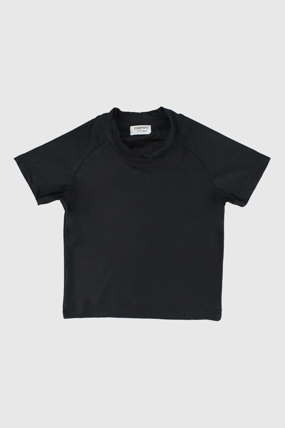 Black Short-Sleeved Rash Guard