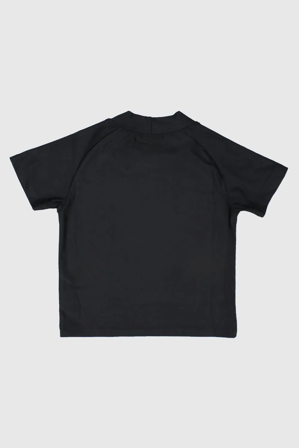 Black Short-Sleeved Rash Guard