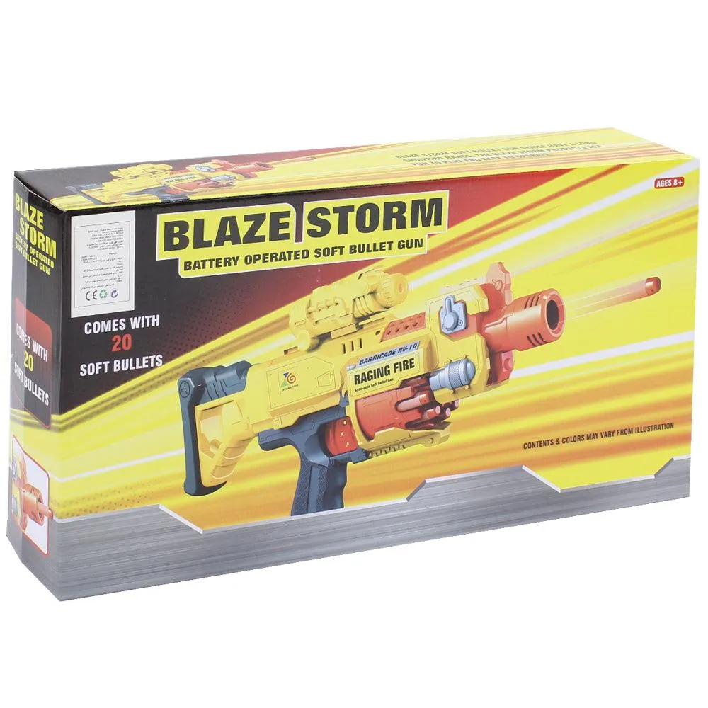 Blaze Storm Battery Operated Soft Bullet Gun