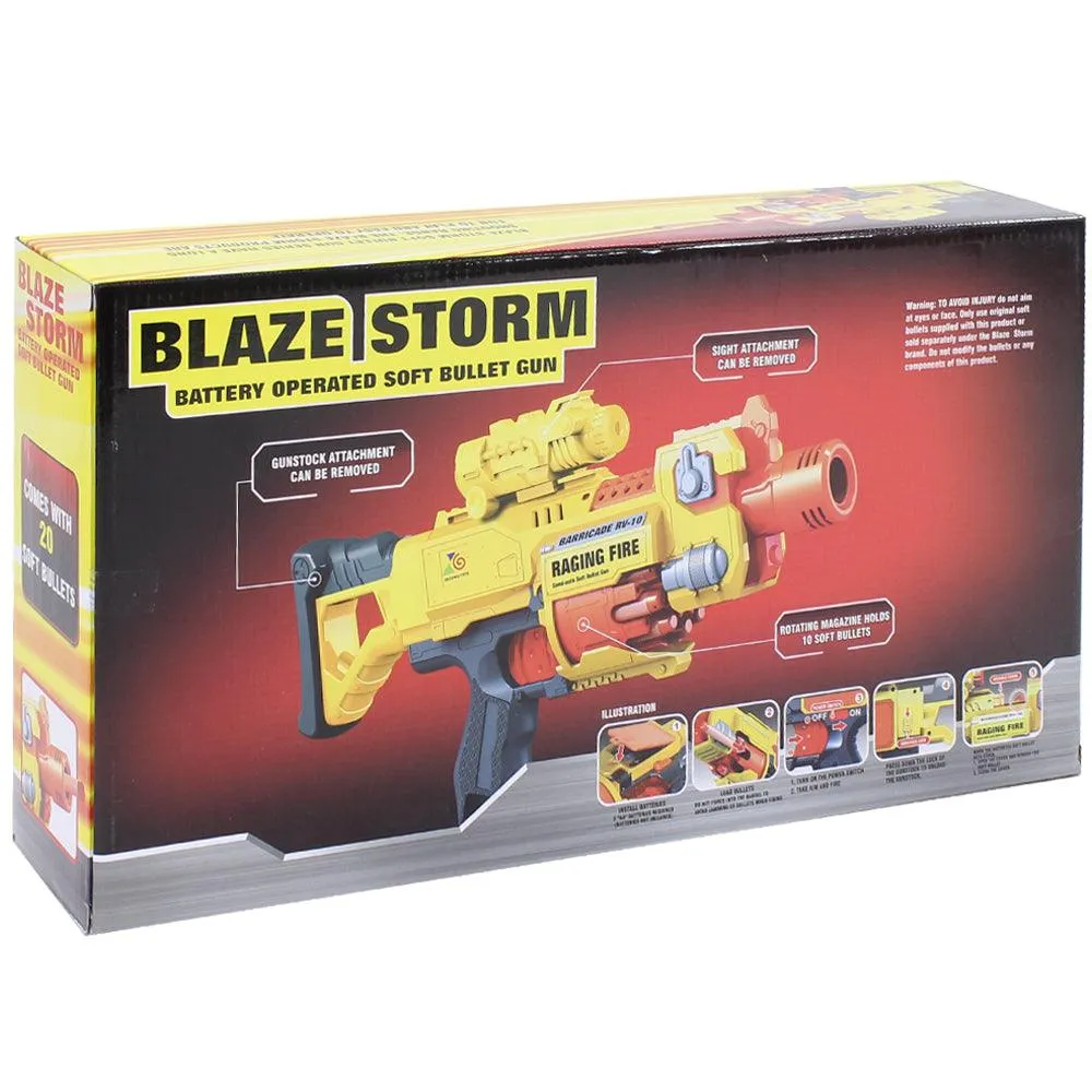 Blaze Storm Battery Operated Soft Bullet Gun