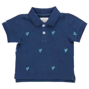 Boys Alec Shirt - Rooster Embroidery