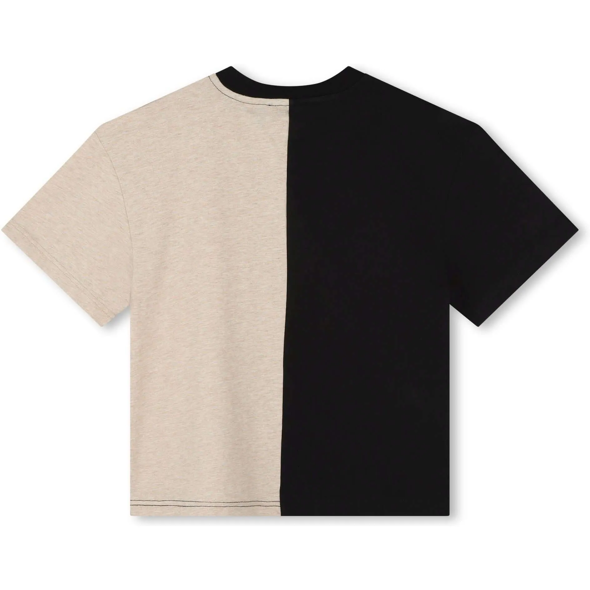 Boys Beige Curb Logo T-shirt