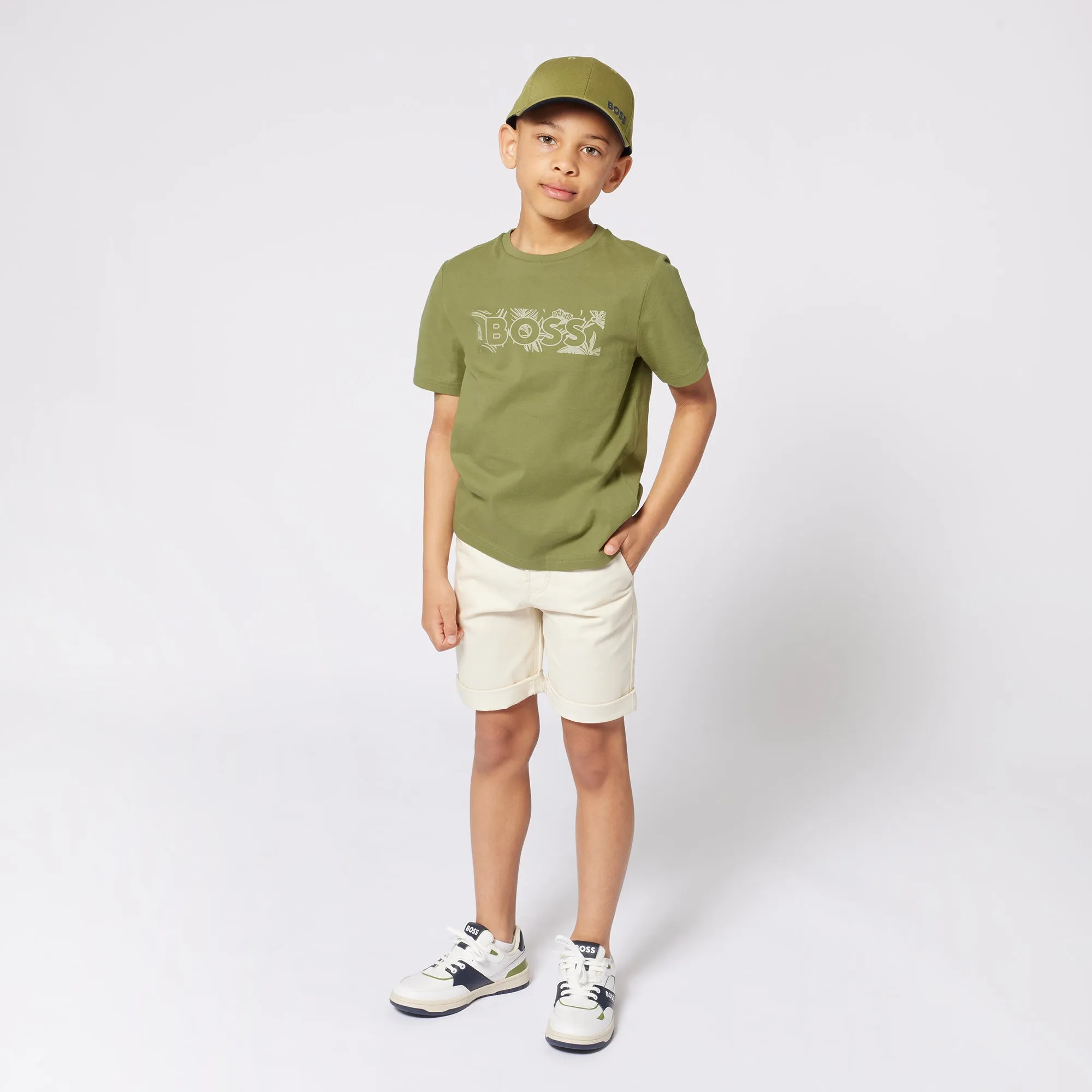 Boys Beige Shorts