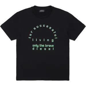 Boys Black Brave T-Shirt