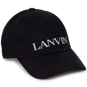 Boys Black Logo Cap