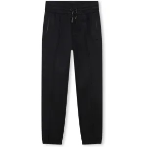 Boys Black Logo Joggers