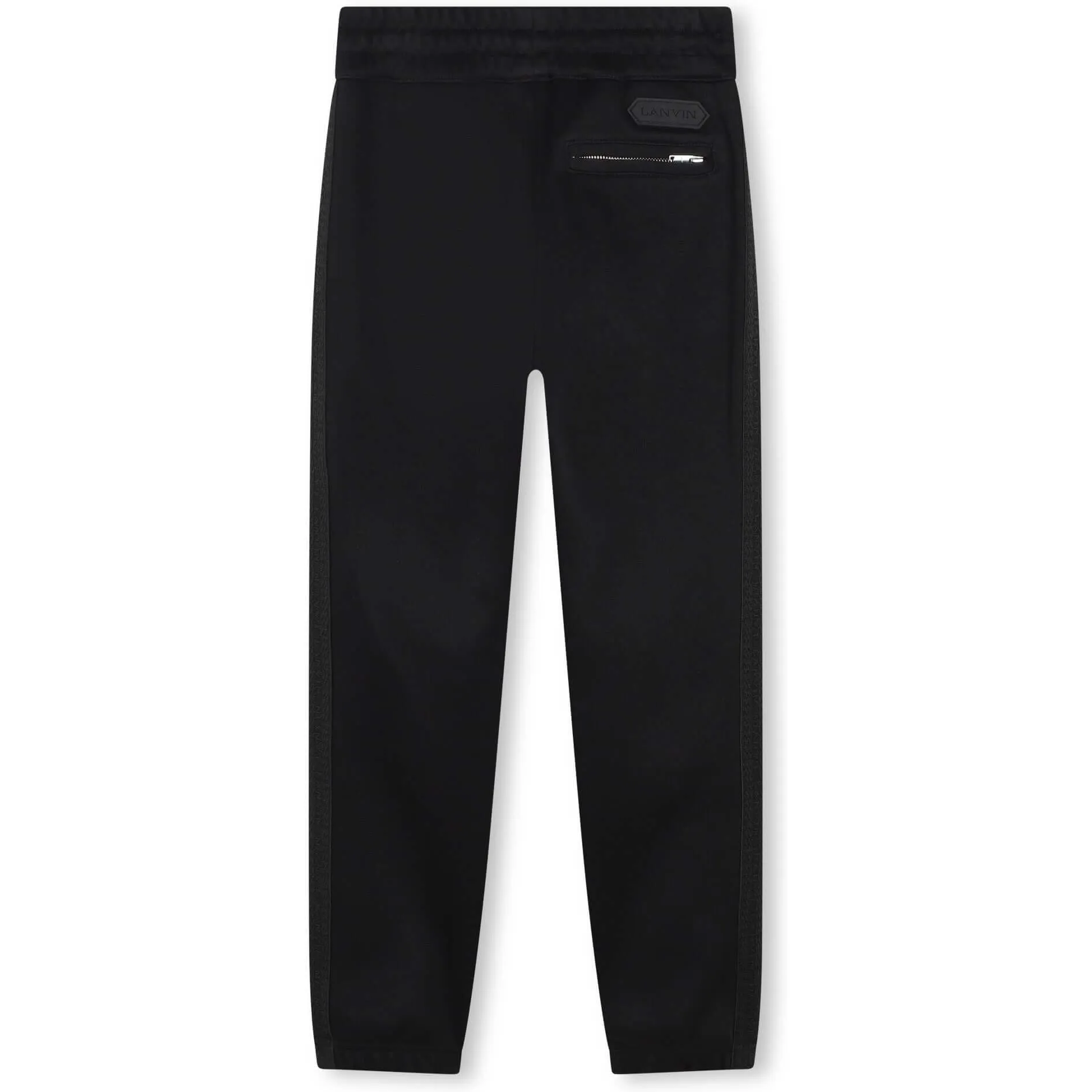 Boys Black Logo Joggers