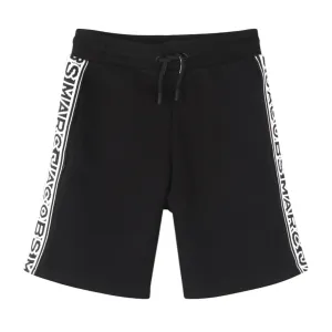 Boys Black Logo Shorts