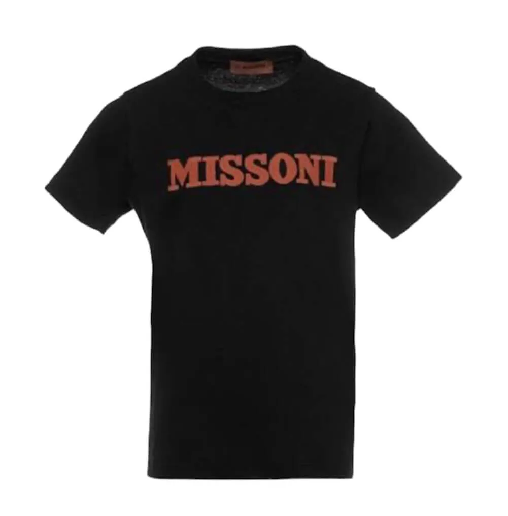 Boys Black Logo T-Shirt