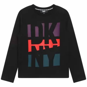 Boys Black Long Sleeve T-Shirt