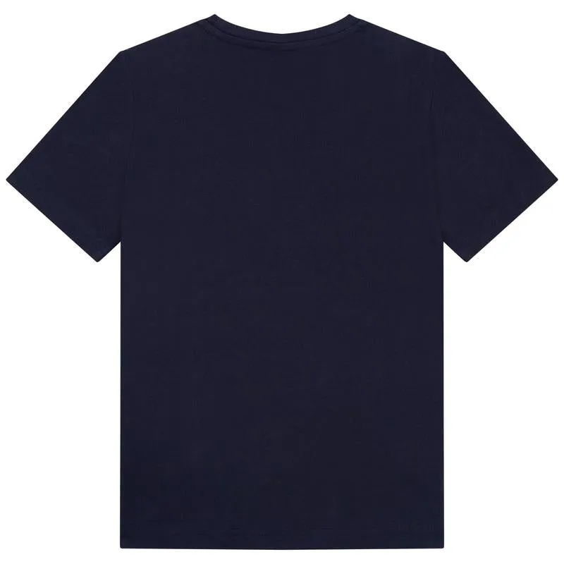 Boys Black Print T-Shirt