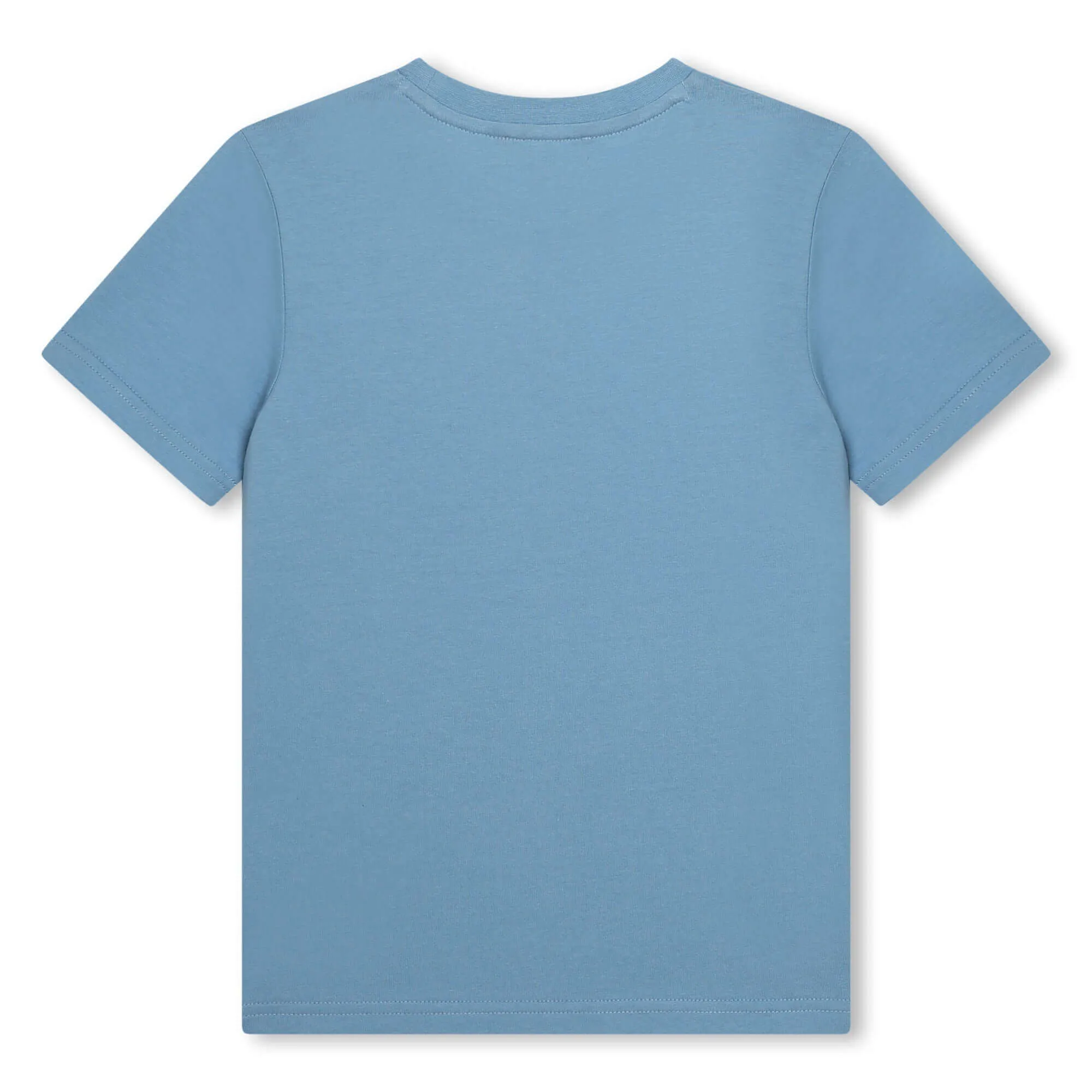 Boys Blue Bold Logo Cotton T-Shirt