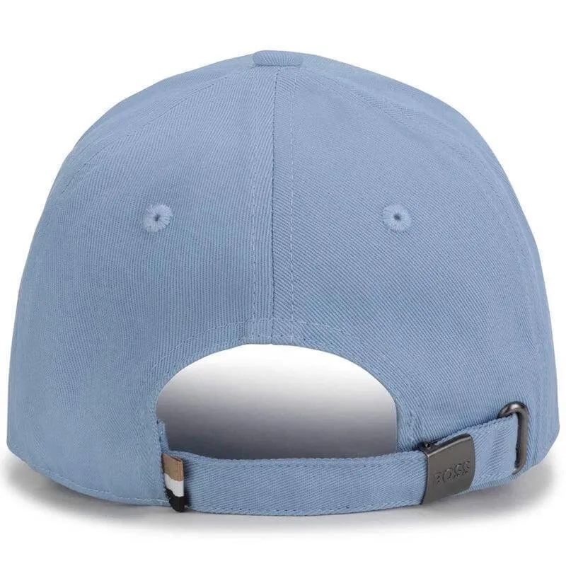 Boys Blue Cotton Logo Cap