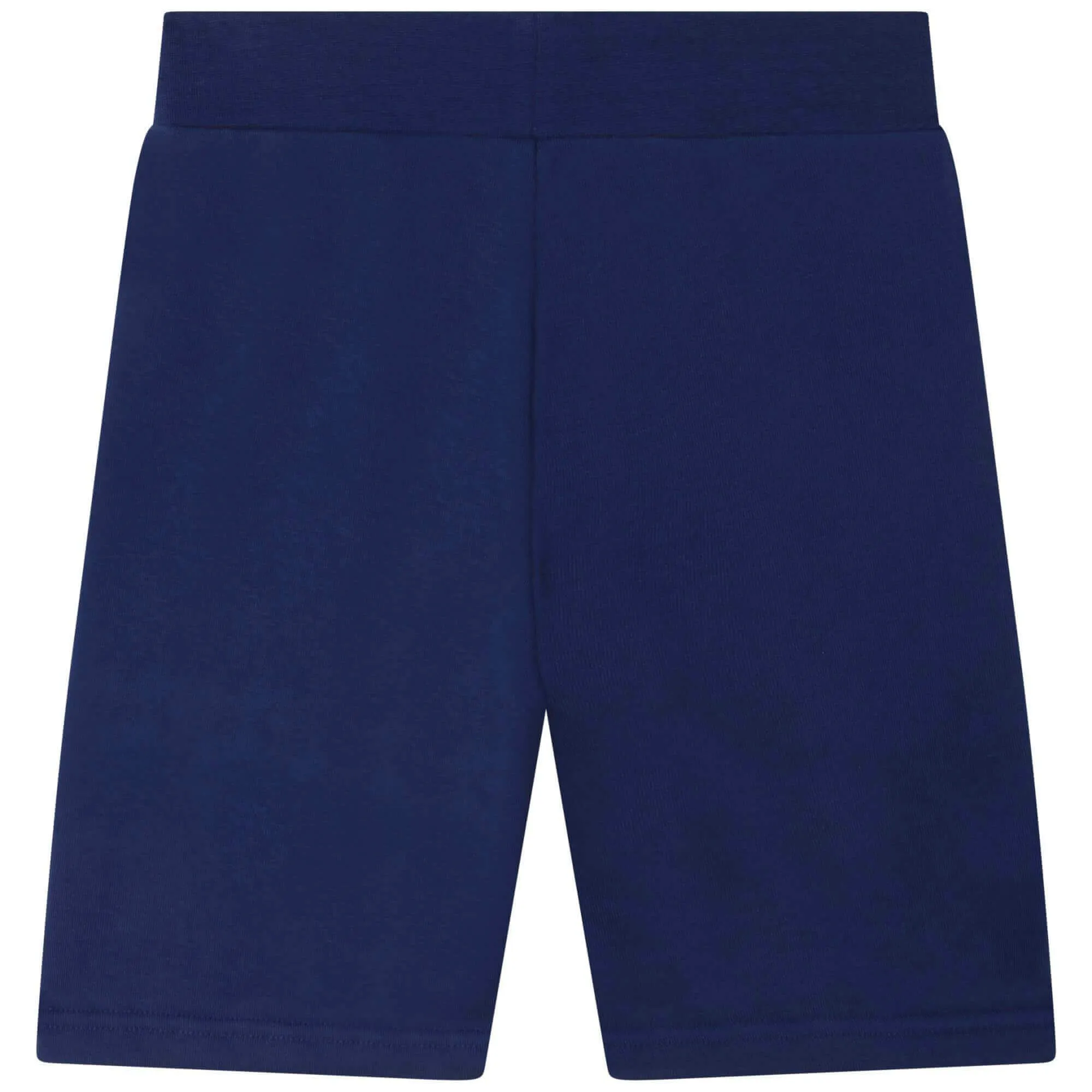 Boys Blue Cotton Logo Shorts