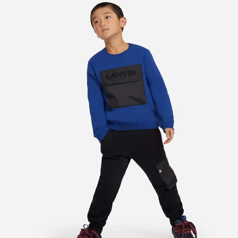 Boys Blue Cotton Sweatshirt a