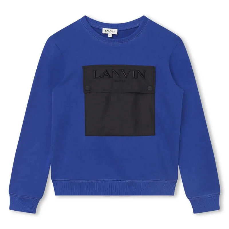 Boys Blue Cotton Sweatshirt a