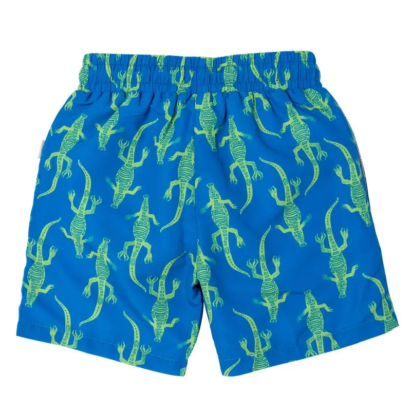Boys Blue Croc Swimming Shorts