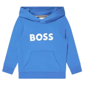 Boys Blue Hooded Sweatshirt
