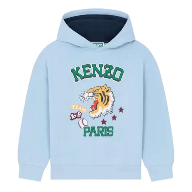Boys Blue Hooded Sweatshirt