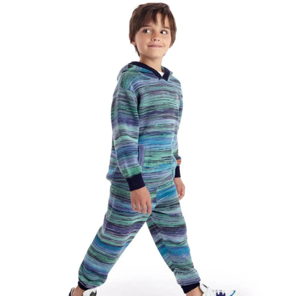 Boys Blue Knit Jumper