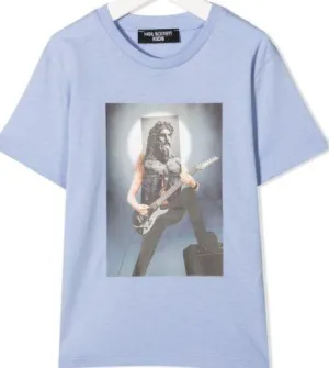 Boys Blue Rockstar Jersey T-Shirt