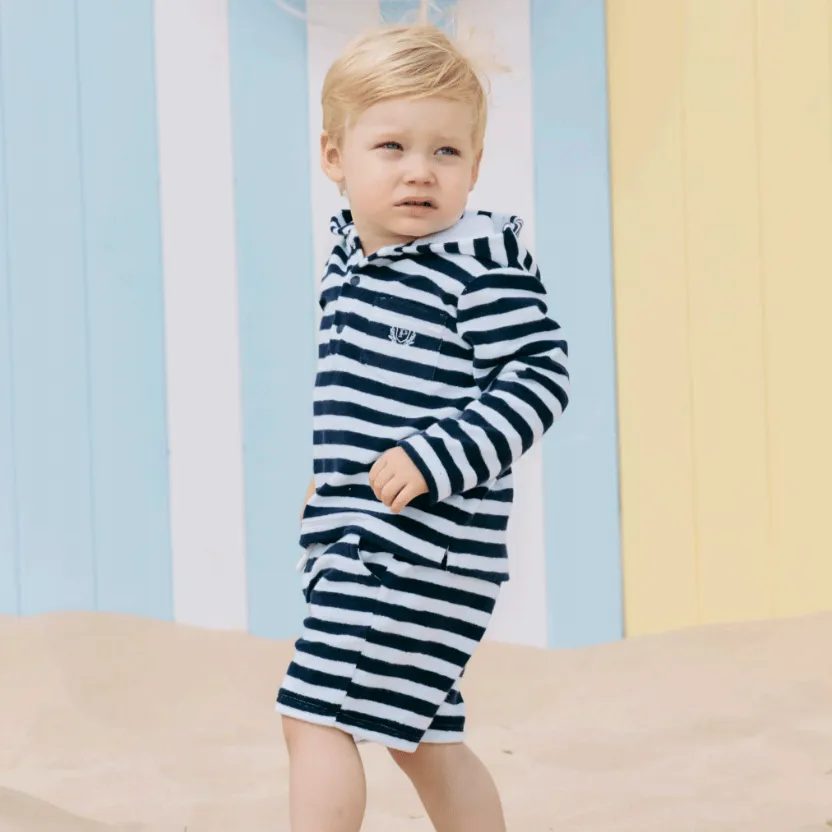 Boys Blue Stripe Set