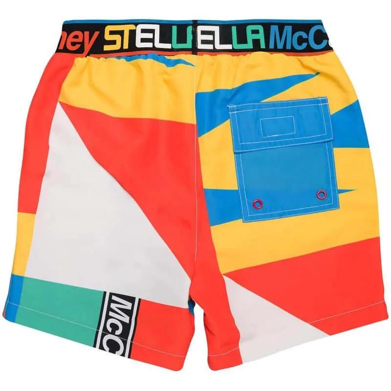 Boys Colour Block Swim Shorts