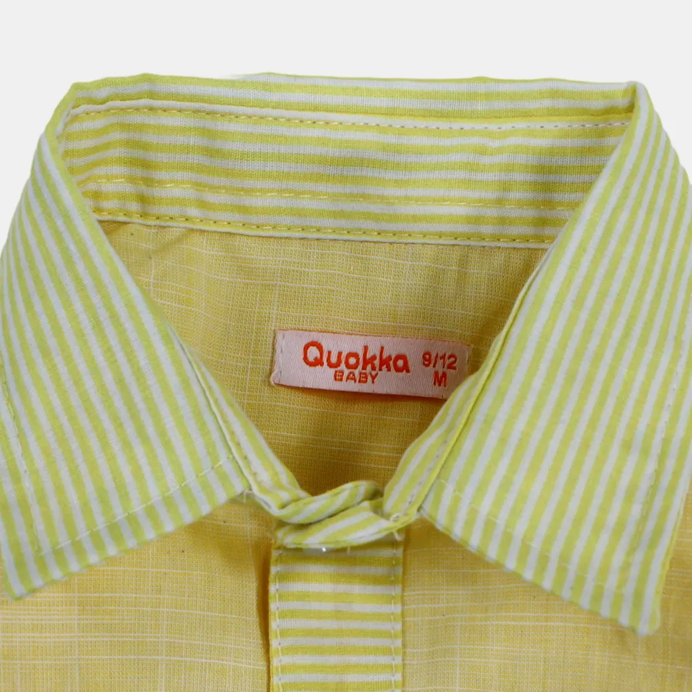 Boys Cotton Long-Sleeved Shirt with Fun Colors