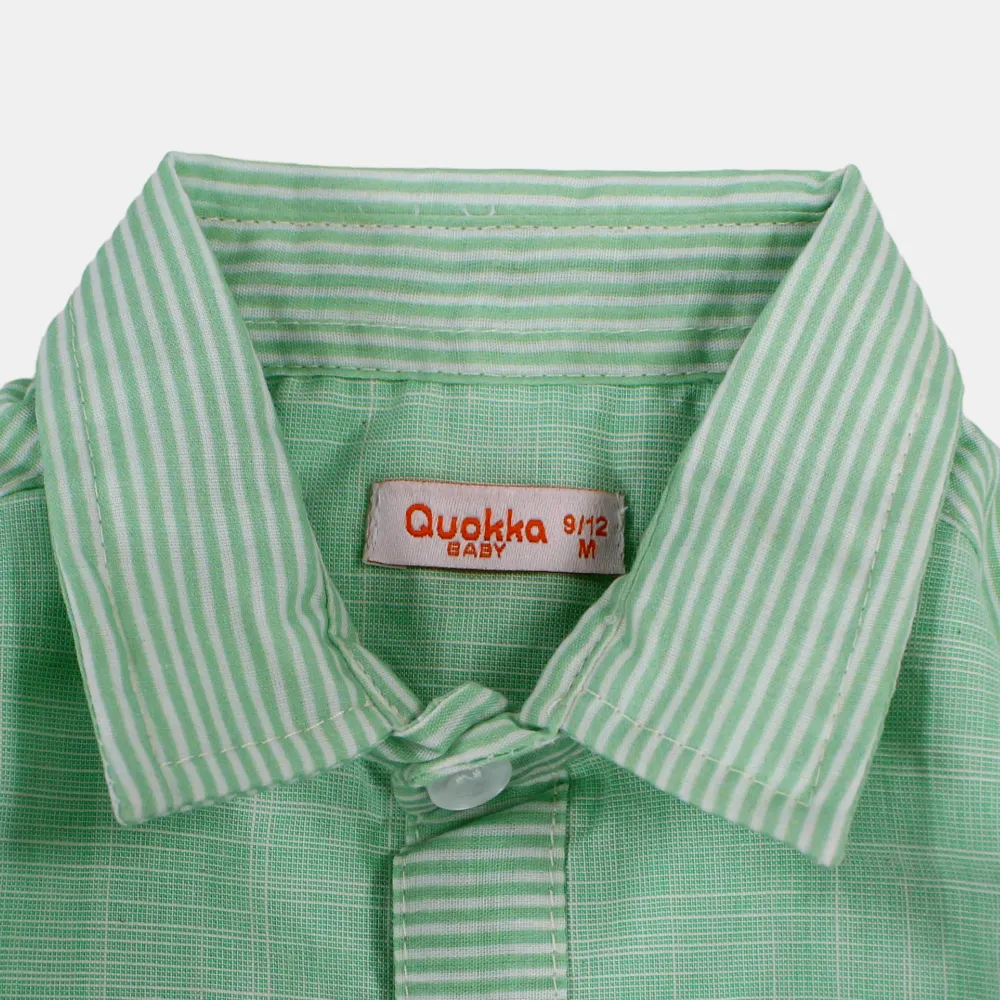 Boys Cotton Long-Sleeved Shirt with Fun Colors