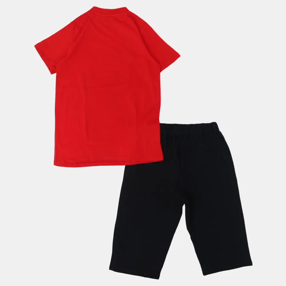 Boys Cotton Pajama Set - Baseball Puppy Print