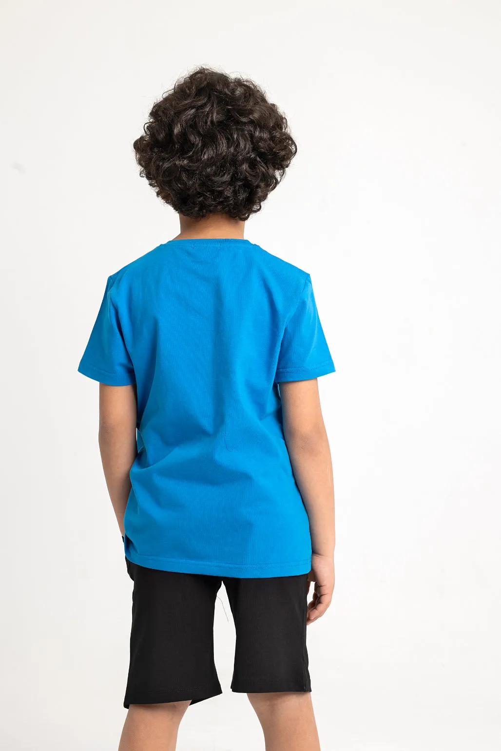 Boys Cotton Pajama Set – Blue Let’s Skate Design