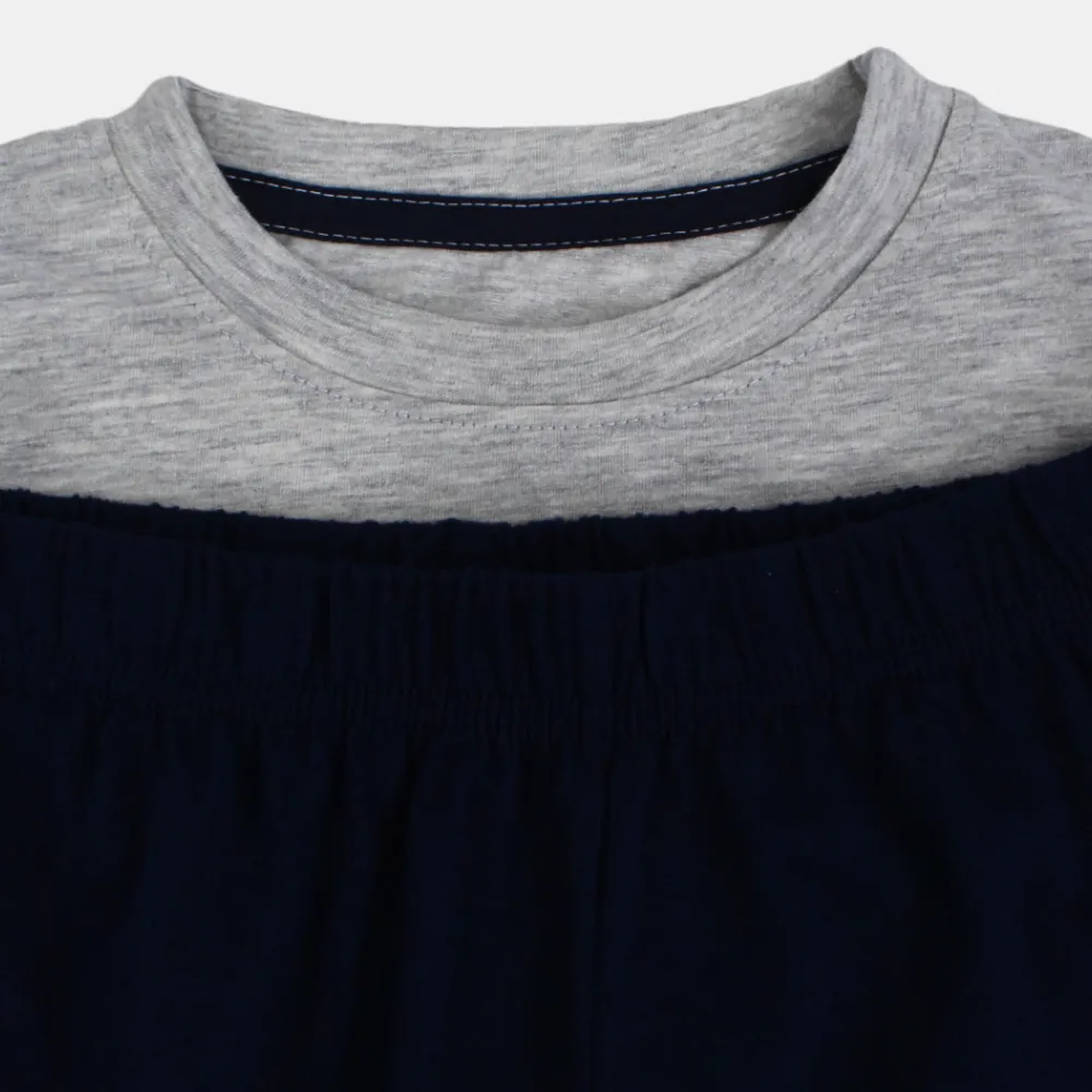 Boys Cotton Pajama Set - Cavalier Design
