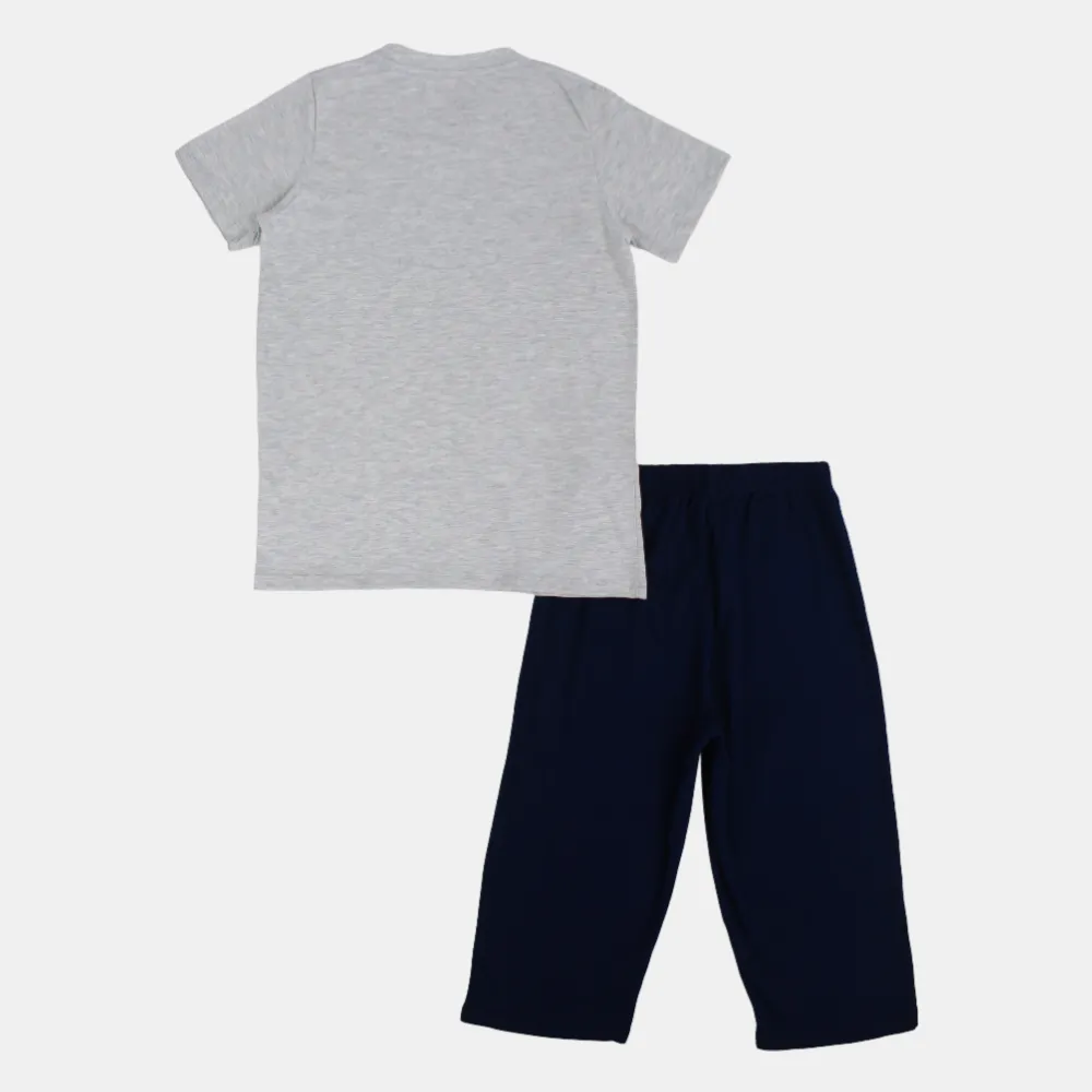 Boys Cotton Pajama Set - Cavalier Design