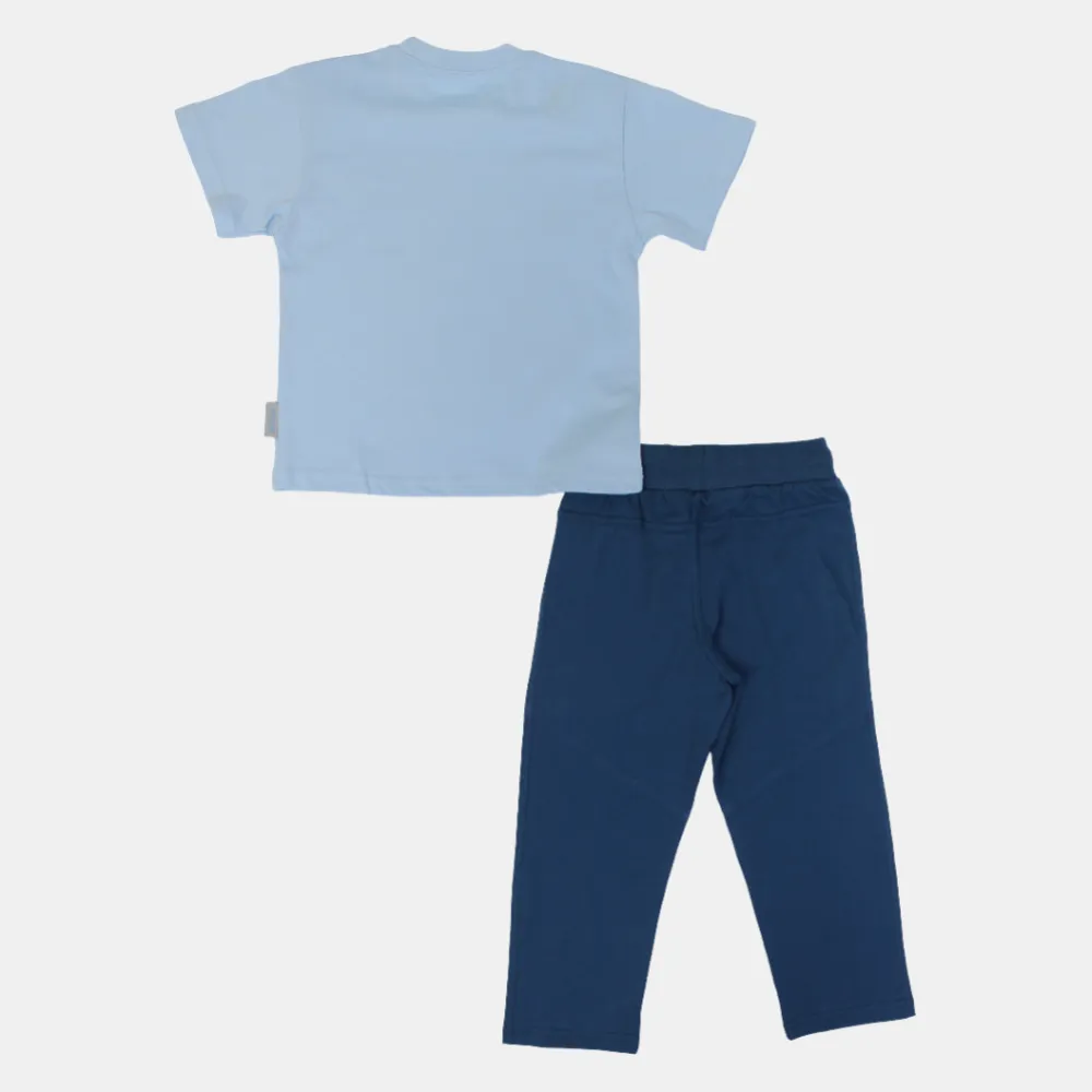 Boys Cotton Pajama Set - Skating Design