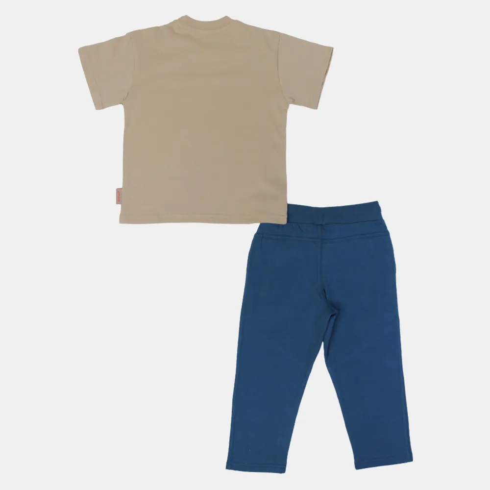 Boys Cotton Pajama Set - Skating Design