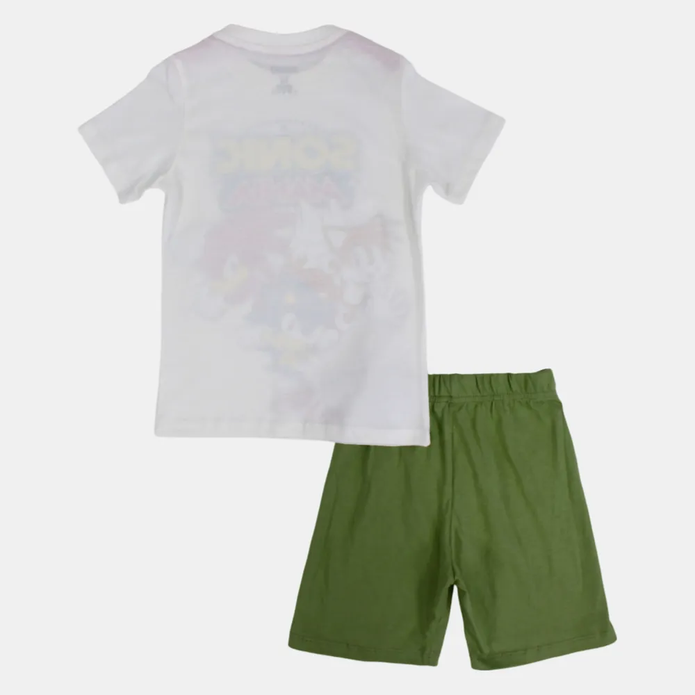 Boys Cotton Pajama Set - Sonic Mania Design