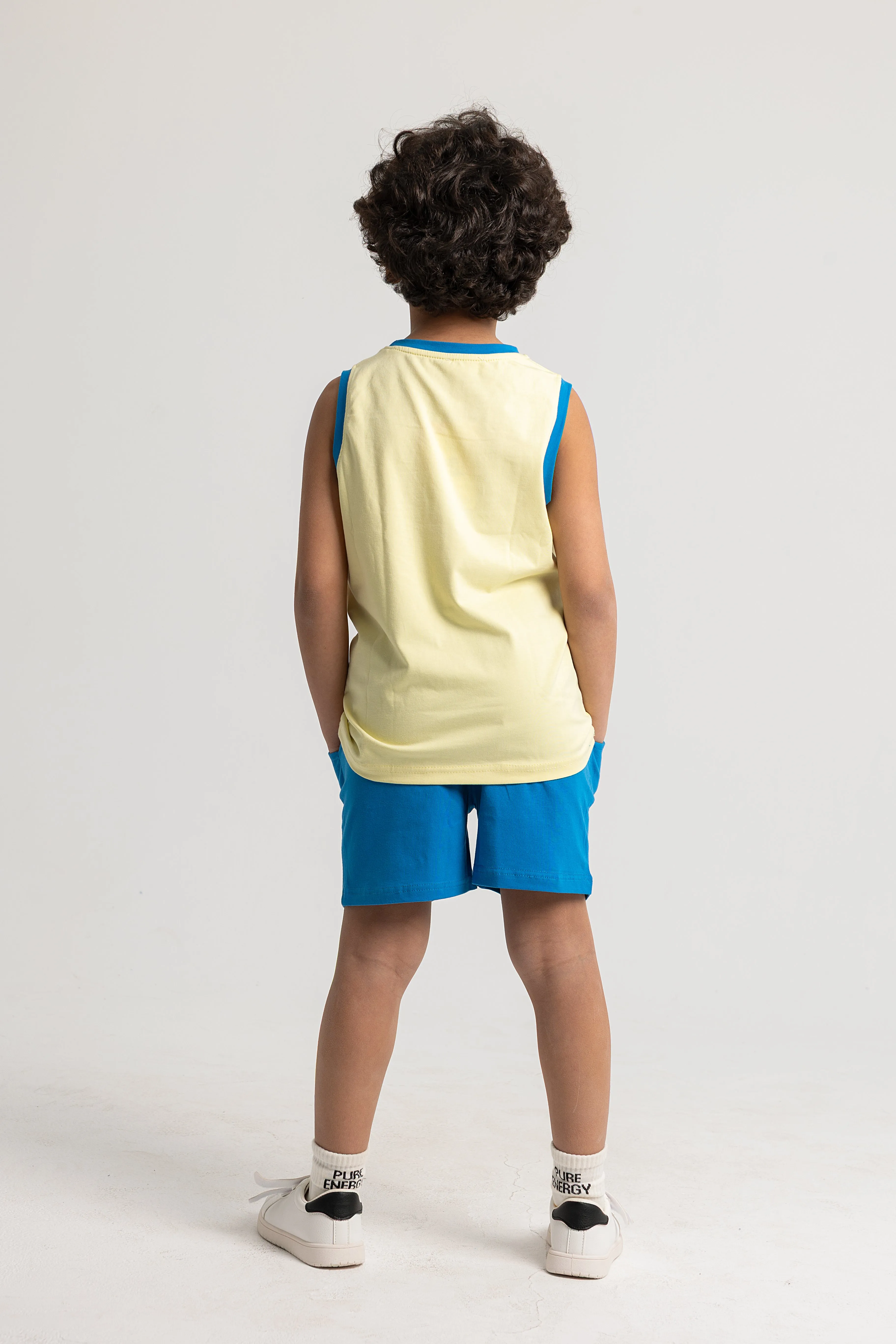 Boys Cotton Pajama Set - Stay Safe Dino Design